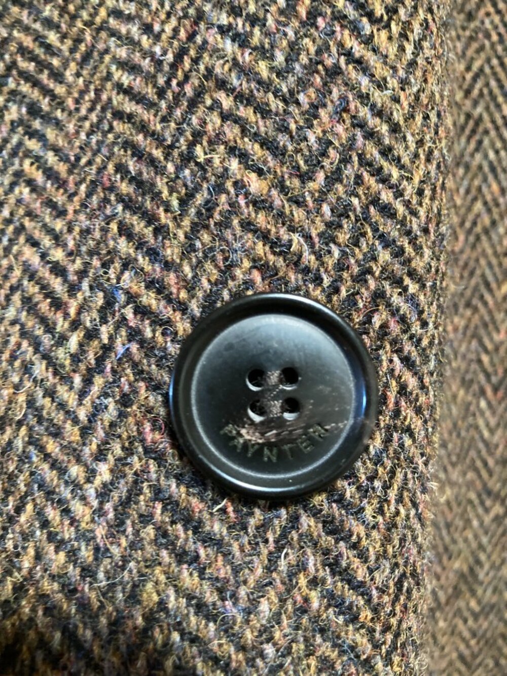 Paynter Jacket Co. Harris Tweed Overcoat, like new - Picture 12 of 16
